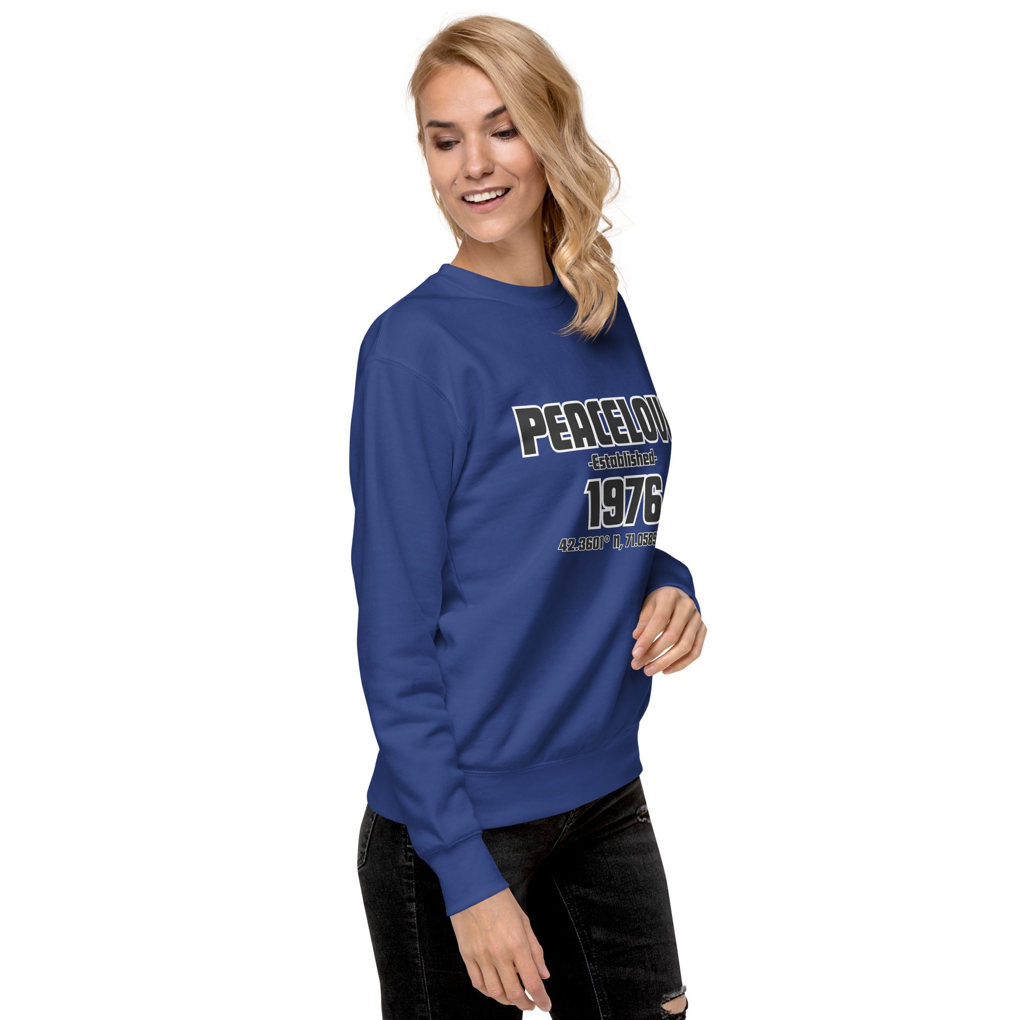 PeaceLove Est 1976 Unisex Premium Sweatshirt