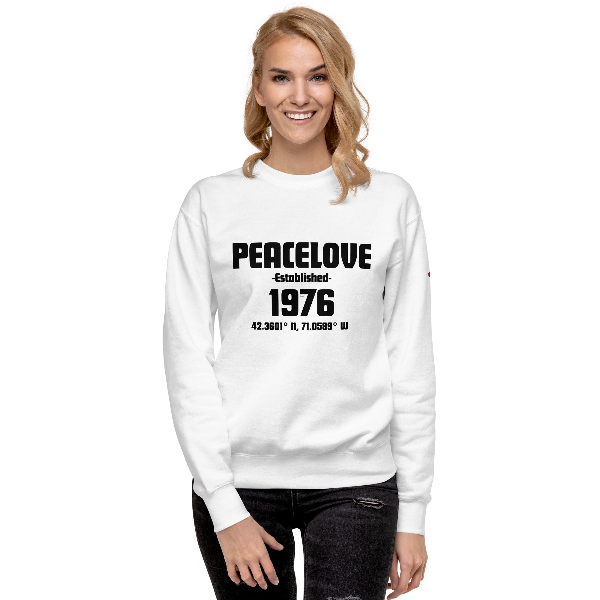 PeaceLove Est 1976 Unisex Premium Sweatshirt