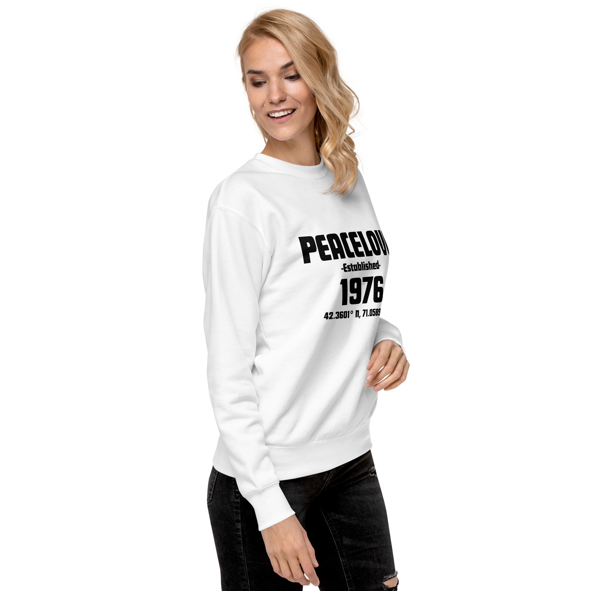 PeaceLove Est 1976 Unisex Premium Sweatshirt