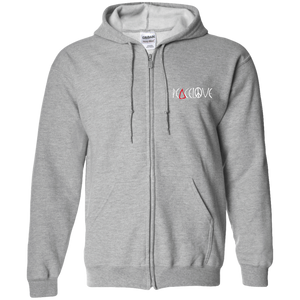 PeaceLove Zip Up Hooded Sweatshirt Embroidered