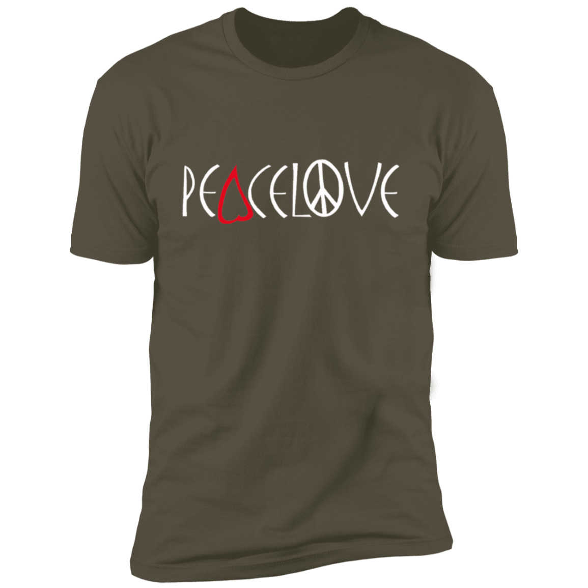 PeaceLove Classic Premium T-Shirt (Wht)