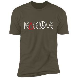 PeaceLove Classic Premium T-Shirt (Wht)