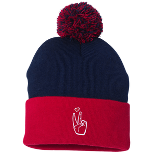 LoveAbove Pom Pom Knit Cap