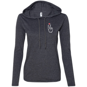 LoveAbove(left) Ladies' T-Shirt Hoodie