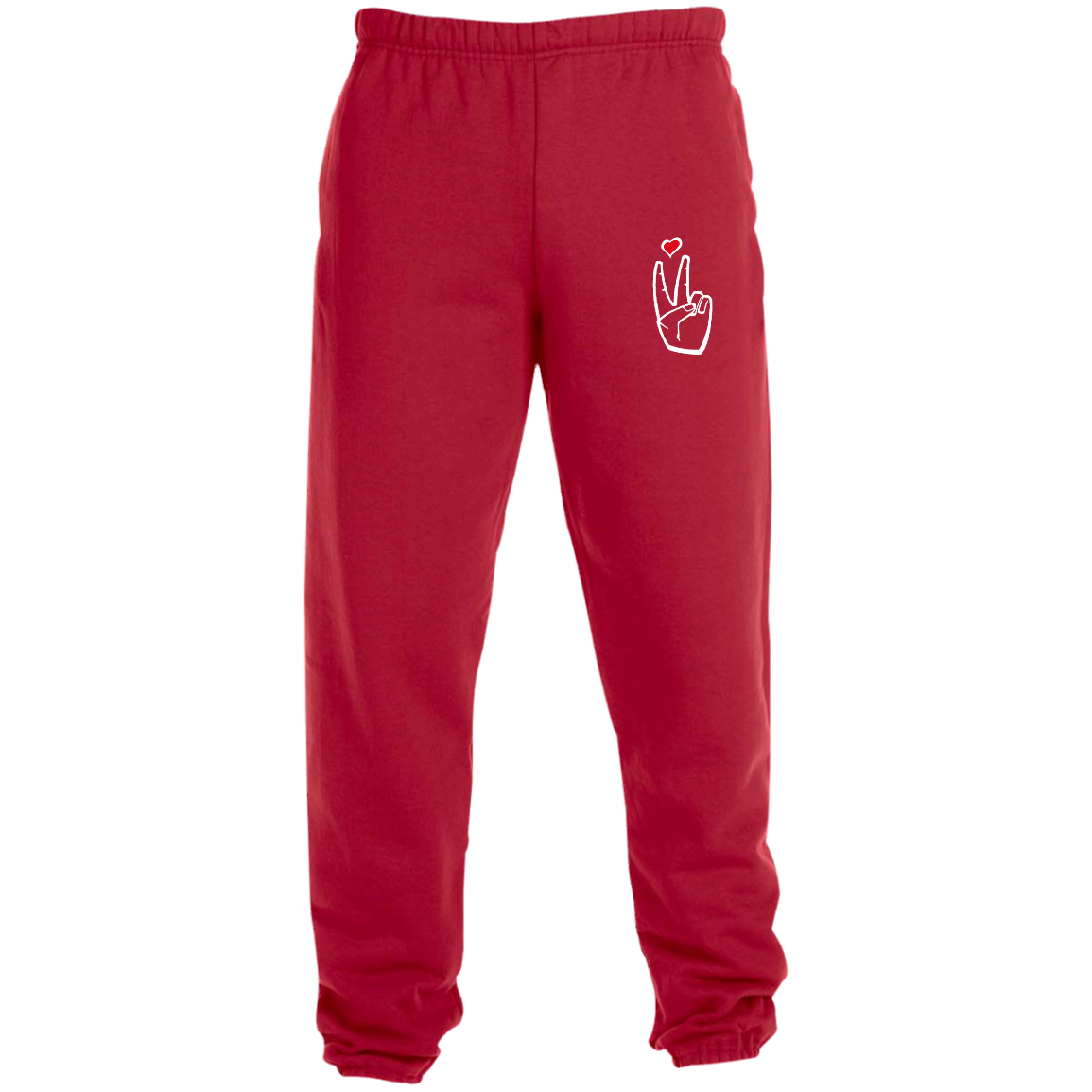 LoveAbove Sweatpants w/ Pockets Embroidered