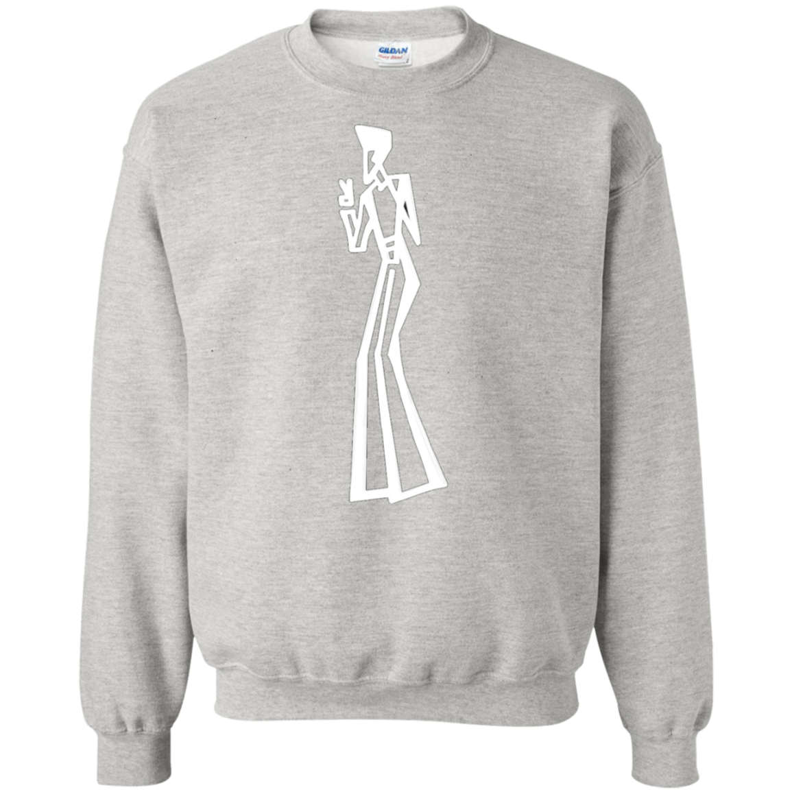 PeaceBrotha White Crewneck Sweatshirt