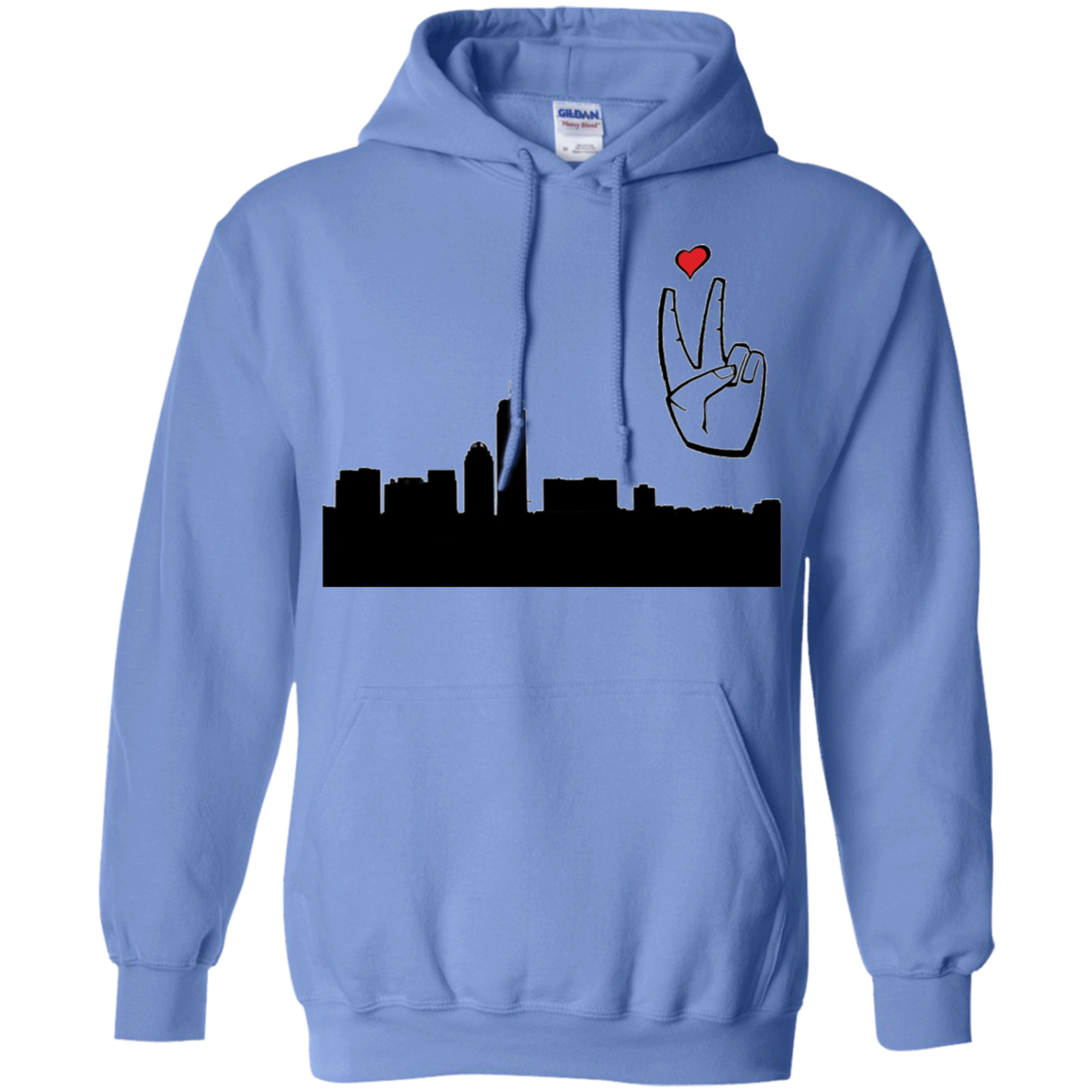 LoveAbove Skyline Hoodie 8 oz.