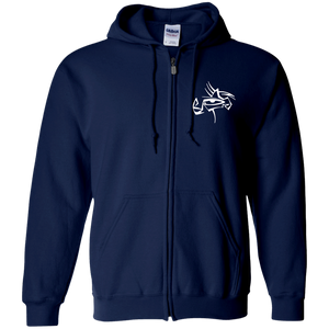 Eye Of Rauthentic Zip Up Hooded Sweatshirt Embroidered