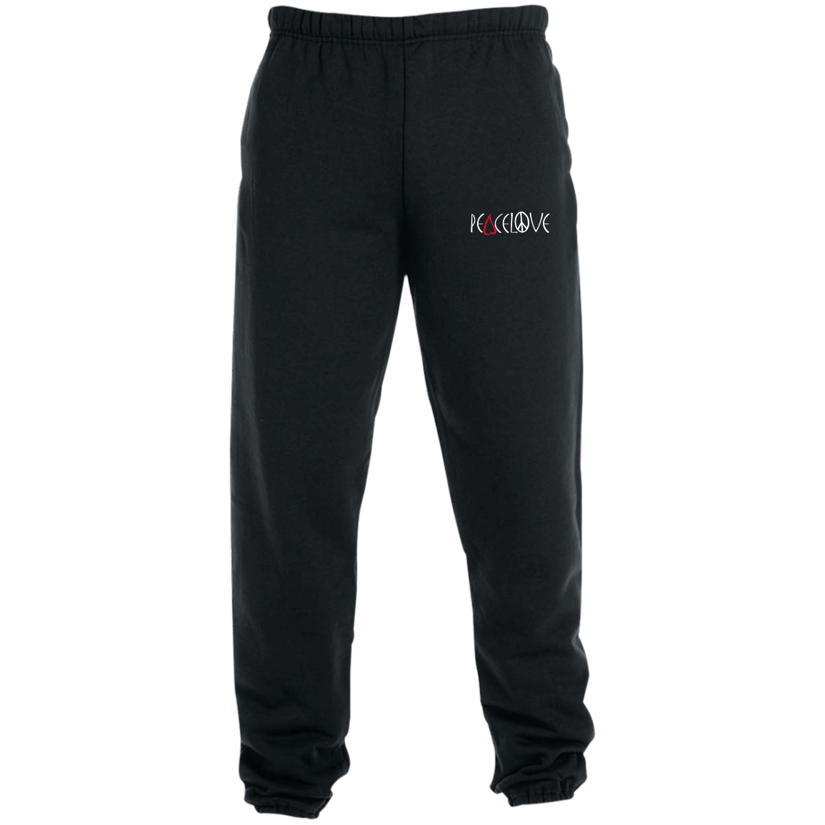 PeaceLove Sweatpants w/ Pockets Embroidered