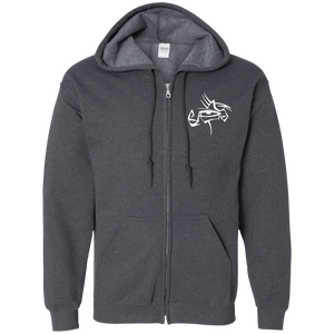 Eye Of Rauthentic Zip Up Hooded Sweatshirt Embroidered