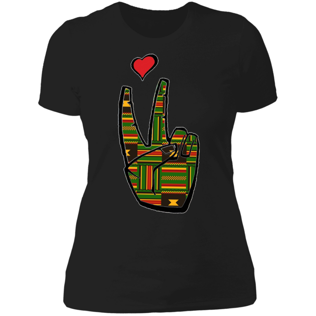 LoveAbove Kente Ladies' Boyfriend T-Shirt