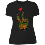 LoveAbove Kente Ladies' Boyfriend T-Shirt