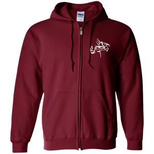 Eye Of Rauthentic Zip Up Hooded Sweatshirt Embroidered