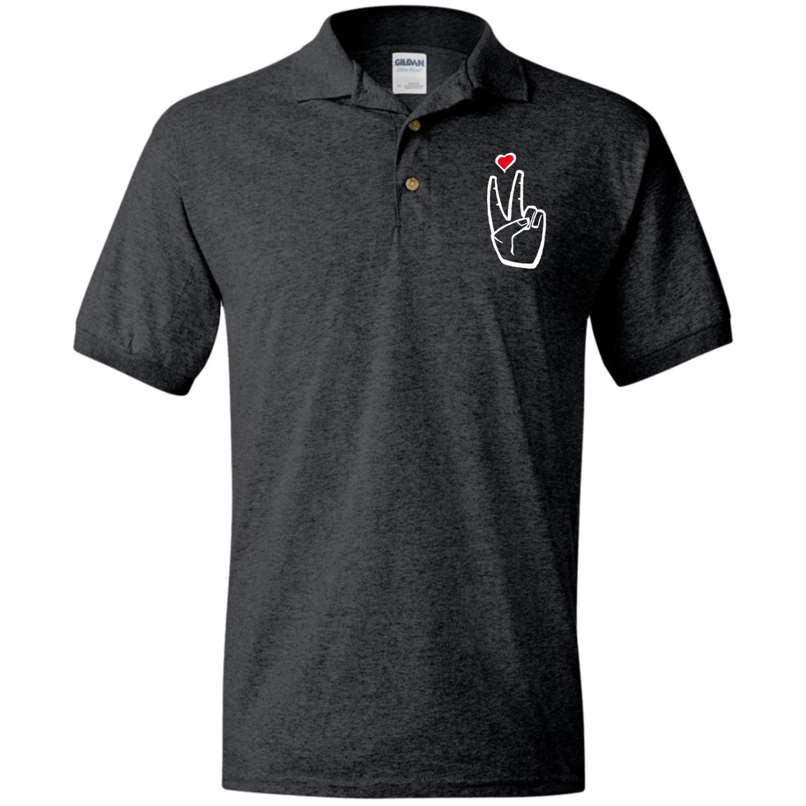 LoveAbove - (Embroidered) Jersey Polo Shirt