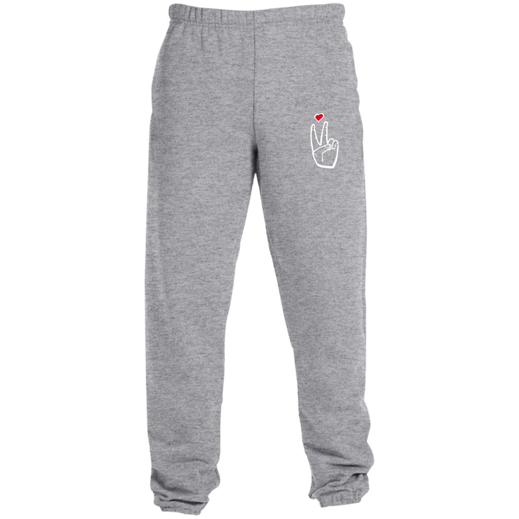 LoveAbove Sweatpants w/ Pockets Embroidered