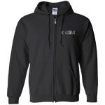 PeaceLove Zip Up Hooded Sweatshirt Embroidered
