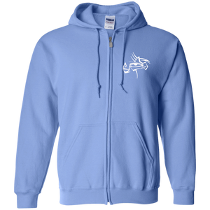 Eye Of Rauthentic Zip Up Hooded Sweatshirt Embroidered