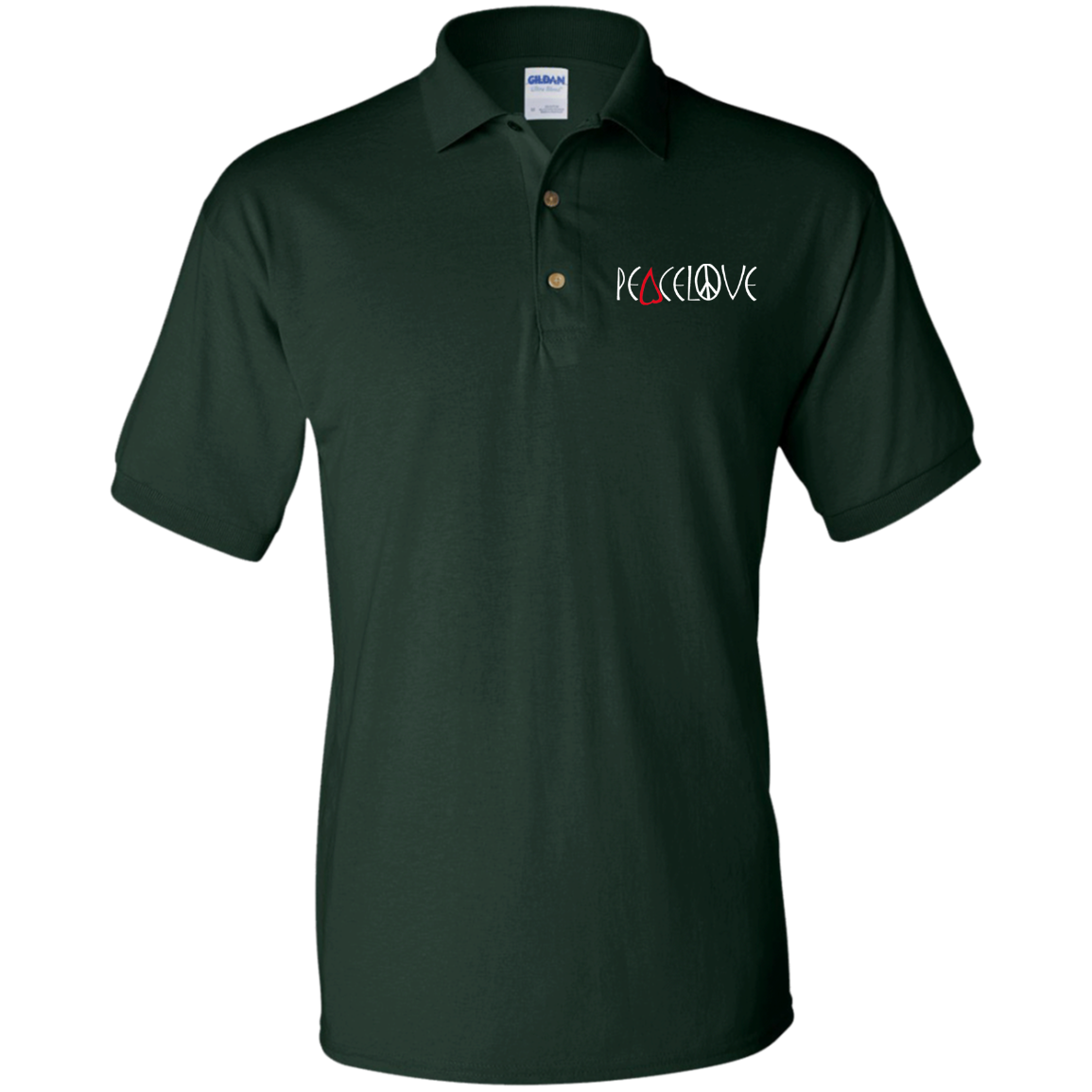 Peacelove - (Embroidered) Jersey Polo Shirt
