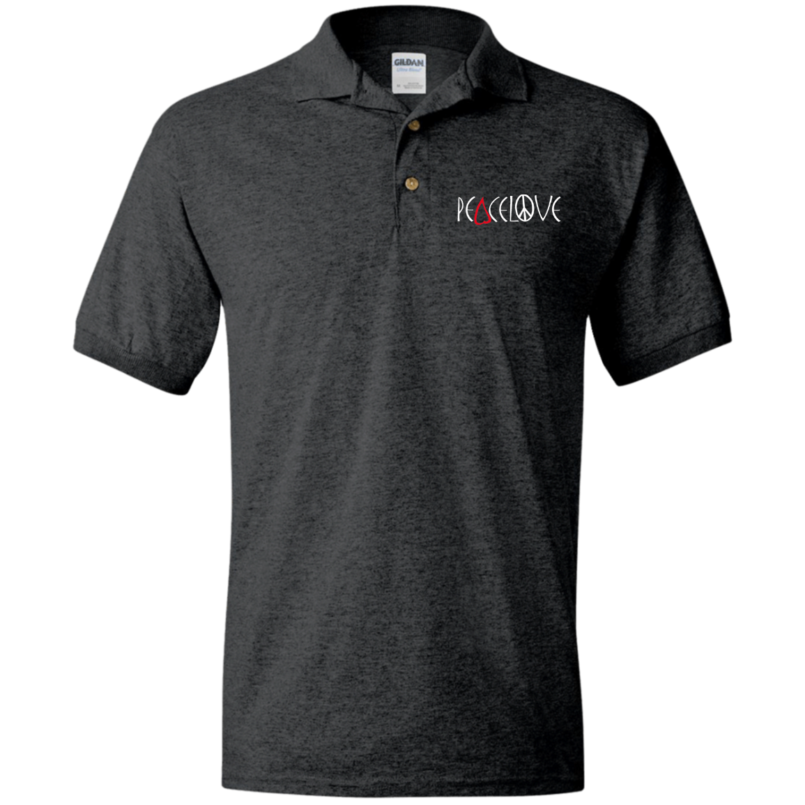 Peacelove - (Embroidered) Jersey Polo Shirt