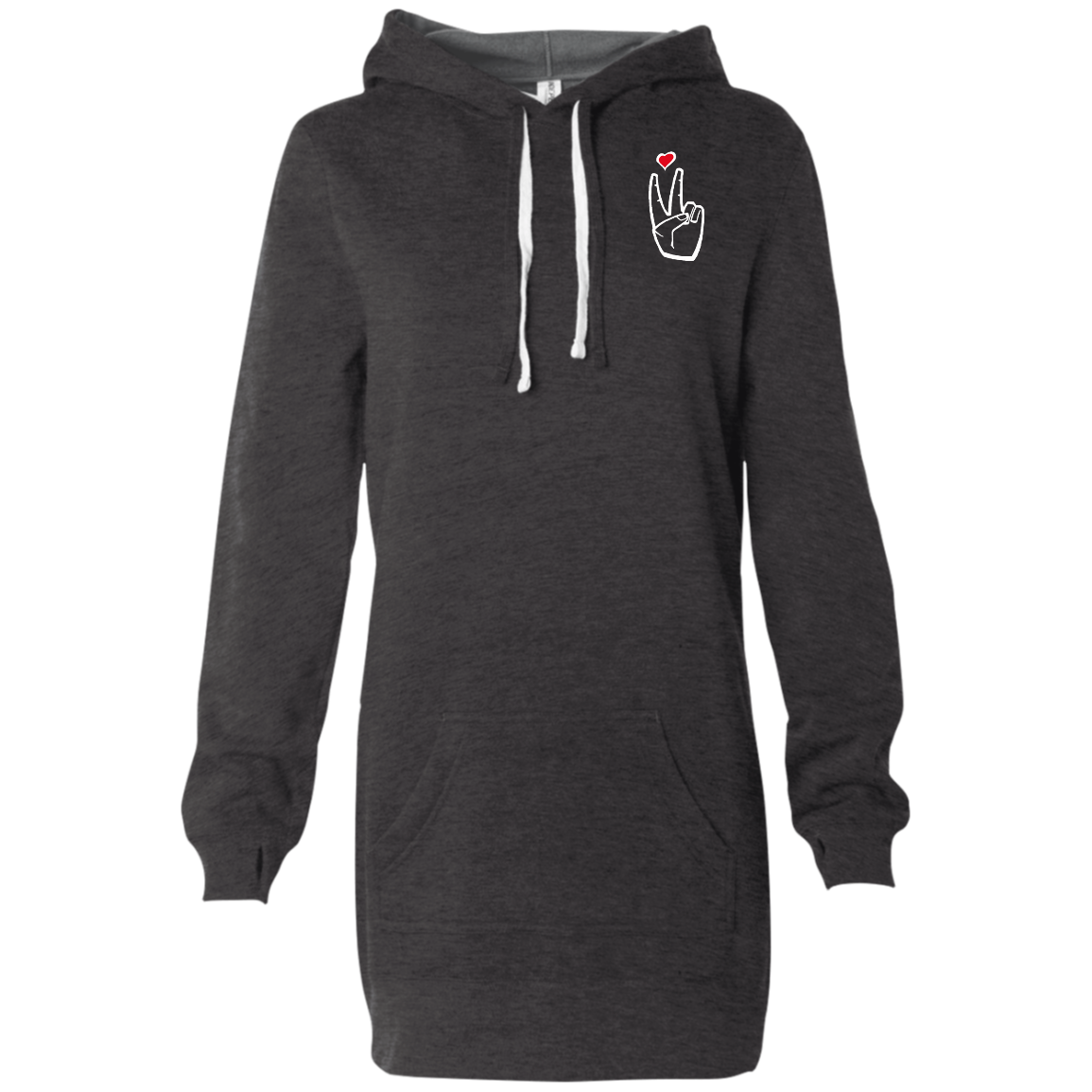 LoveAbove Women's Hooded Pullover Dress