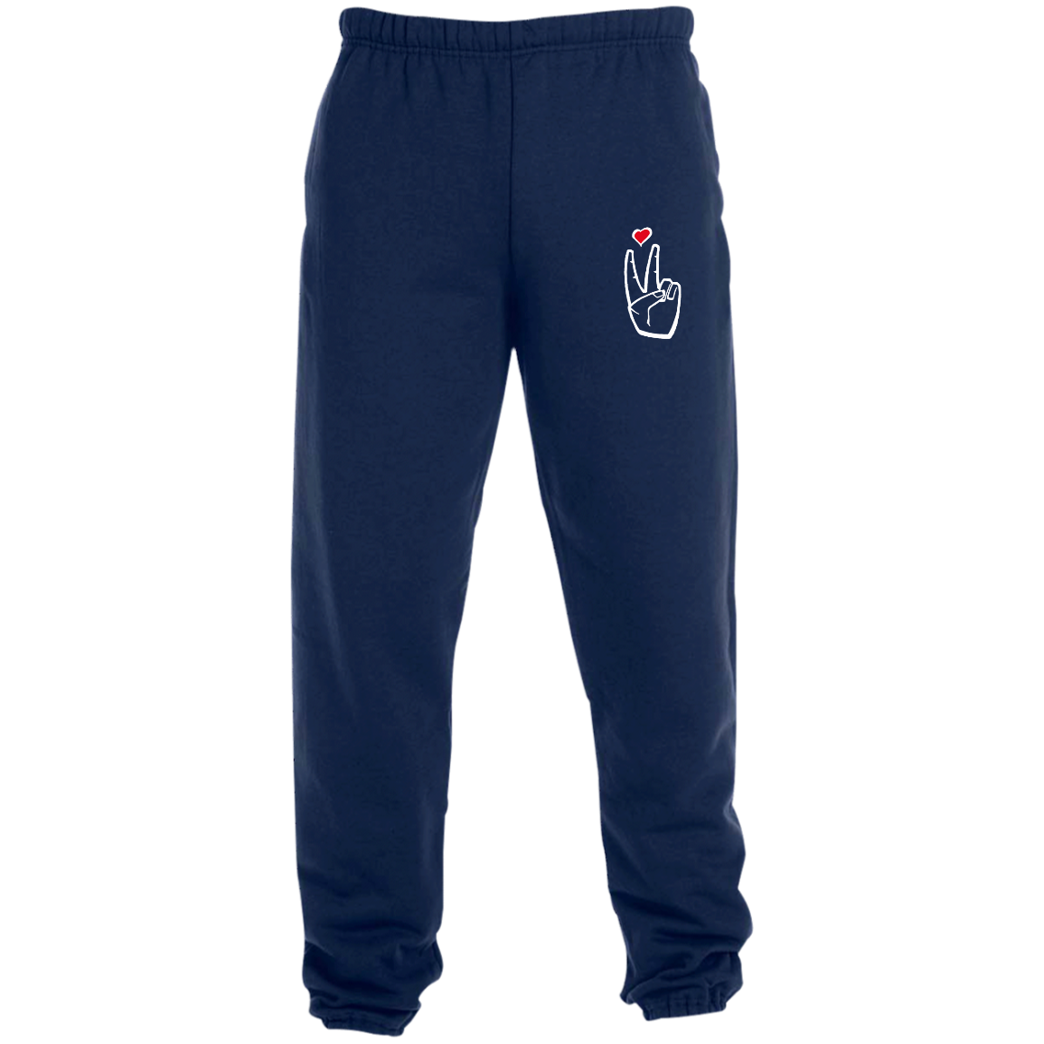 LoveAbove Sweatpants w/ Pockets Embroidered