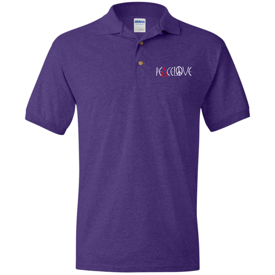 Peacelove - (Embroidered) Jersey Polo Shirt