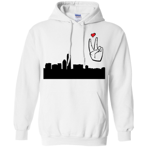 LoveAbove Skyline Hoodie 8 oz.