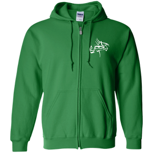 Eye Of Rauthentic Zip Up Hooded Sweatshirt Embroidered