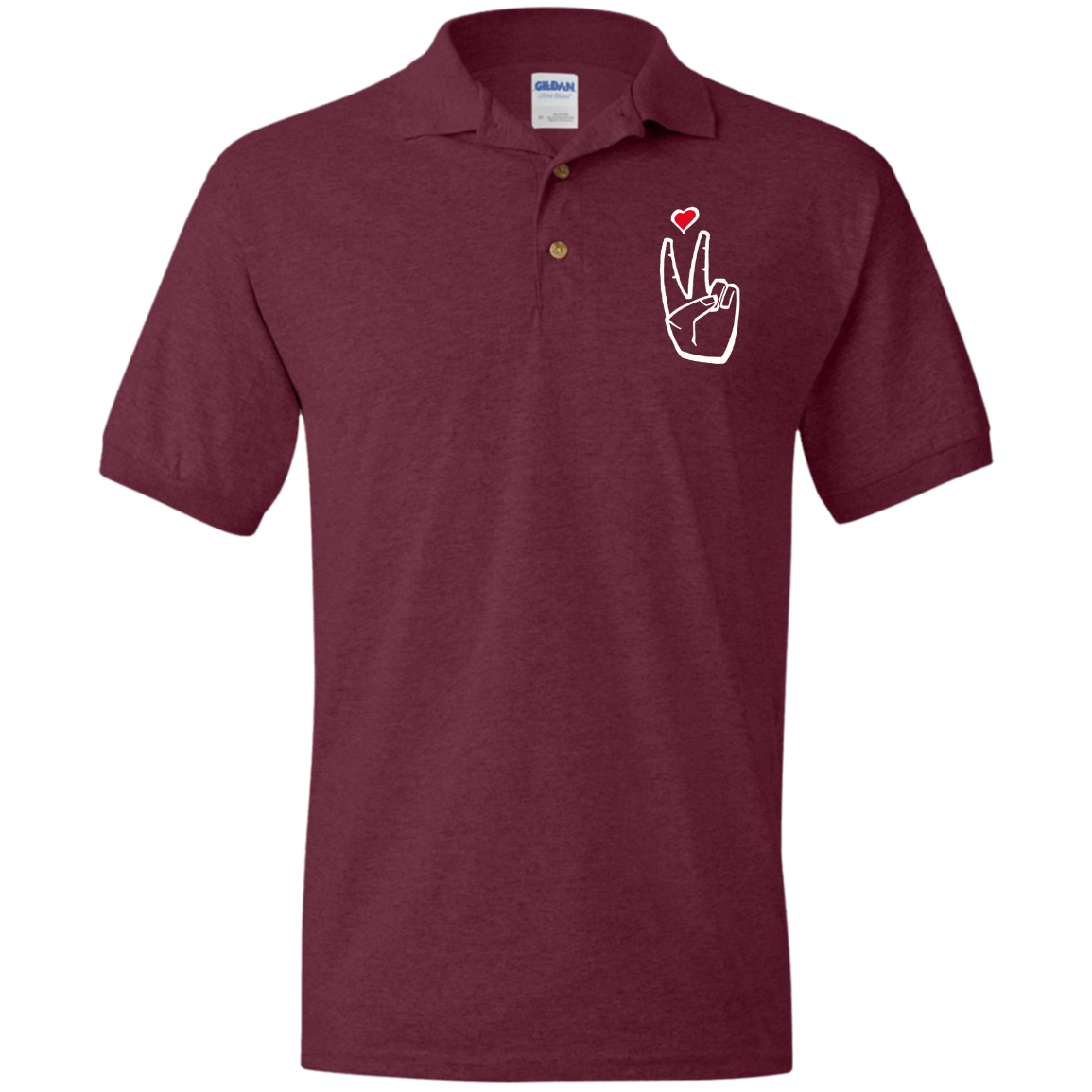 LoveAbove - (Embroidered) Jersey Polo Shirt