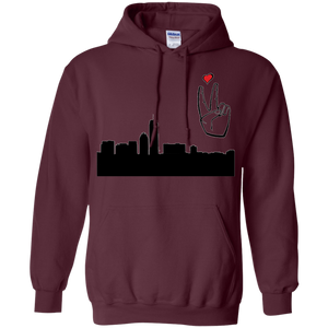 LoveAbove Skyline Hoodie 8 oz.