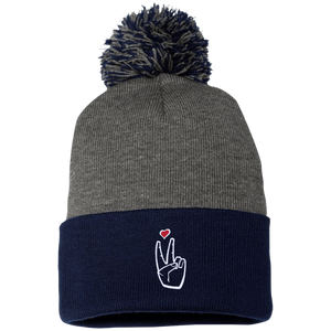 LoveAbove Pom Pom Knit Cap