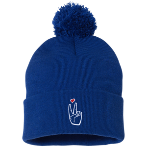 LoveAbove Pom Pom Knit Cap