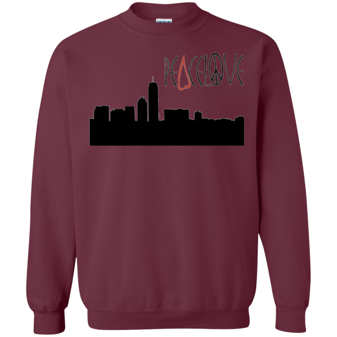 Peacelove Skyline Crewneck Sweatshirt