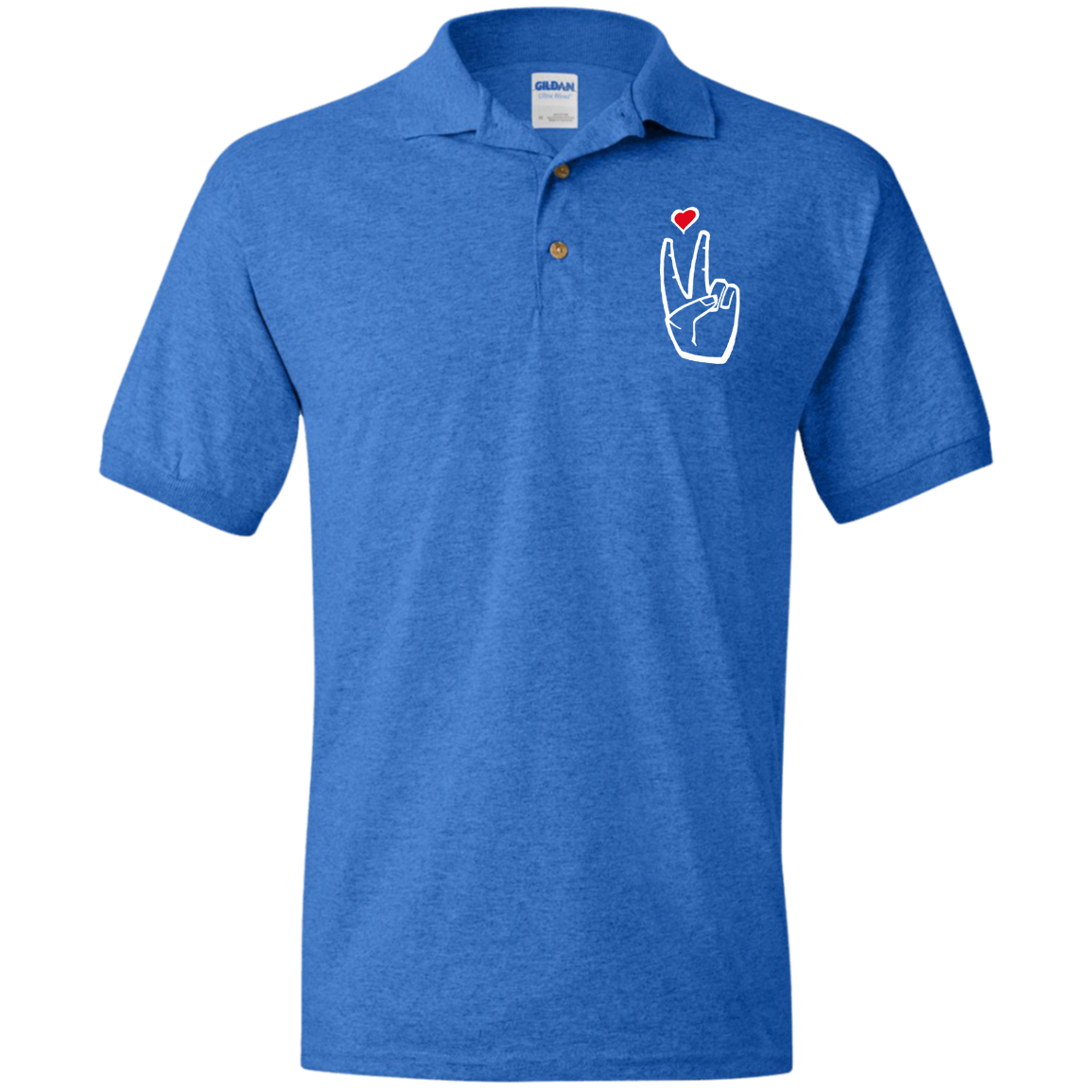 LoveAbove - (Embroidered) Jersey Polo Shirt