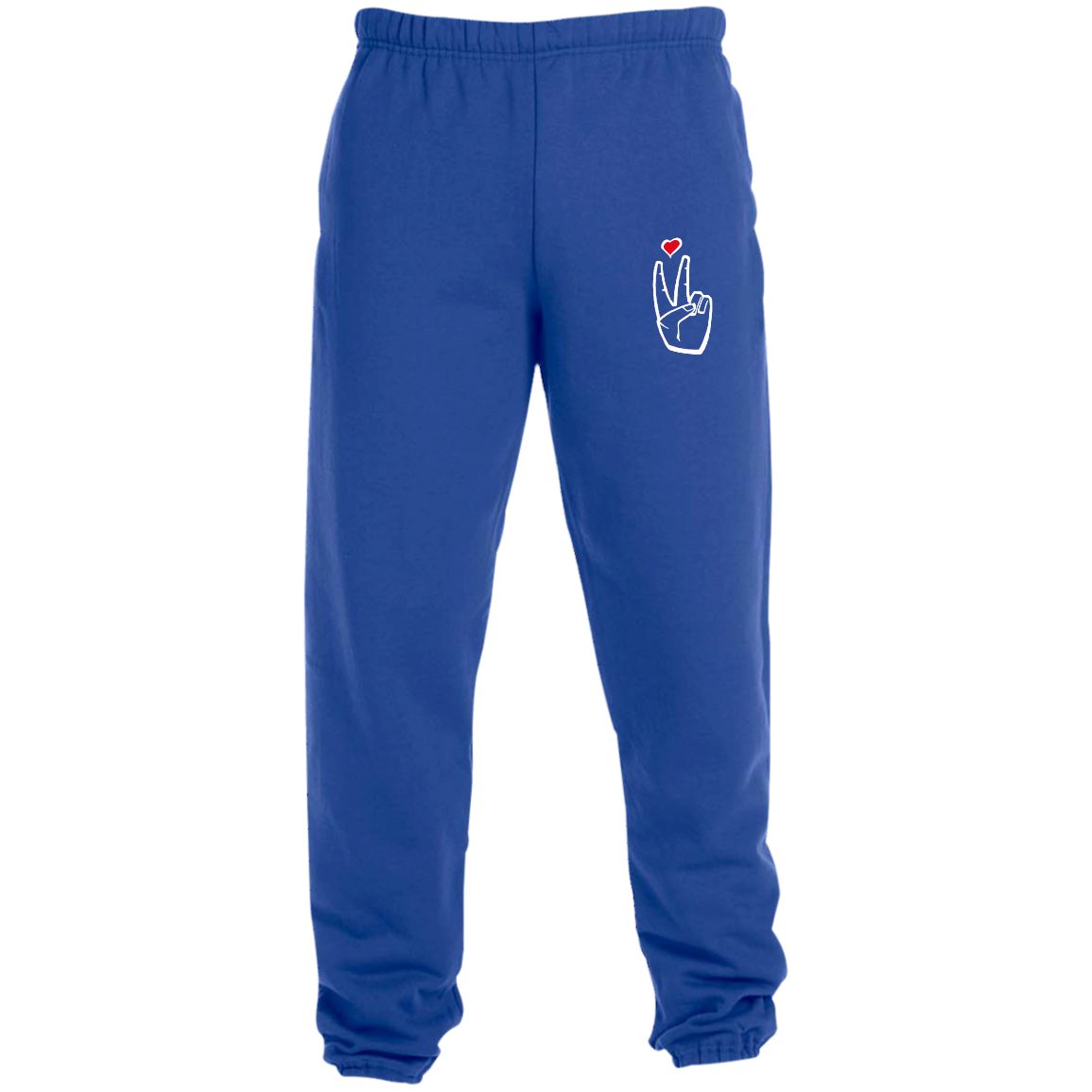 LoveAbove Sweatpants w/ Pockets Embroidered