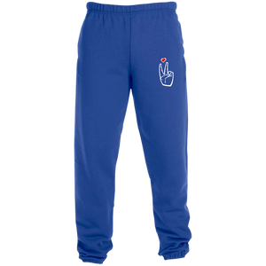 LoveAbove Sweatpants w/ Pockets Embroidered