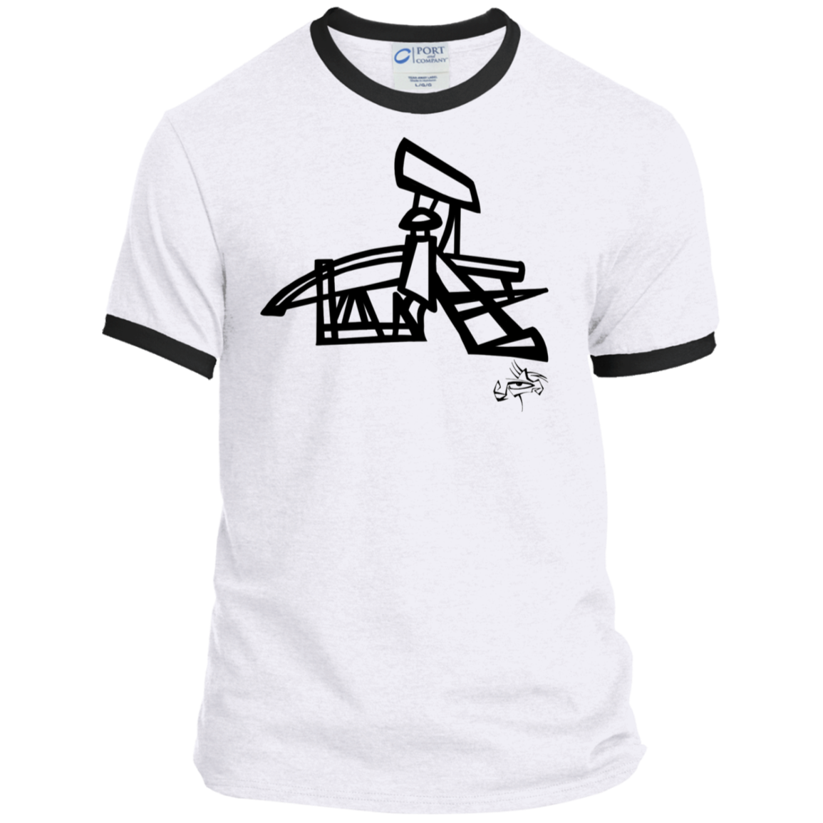 Rachitecture  Mens Ringer Tee