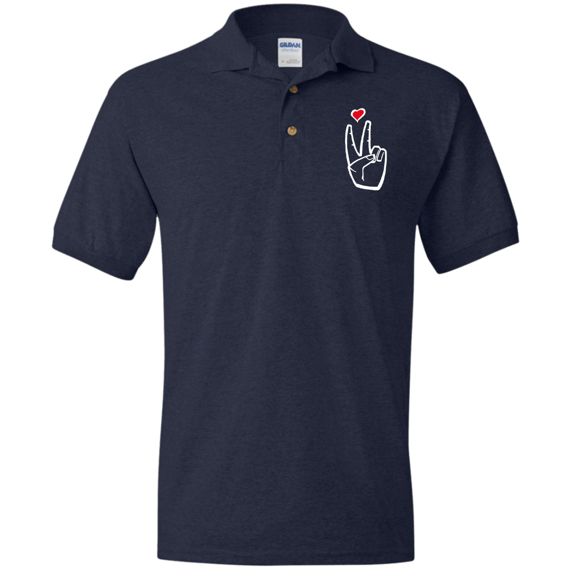 LoveAbove - (Embroidered) Jersey Polo Shirt