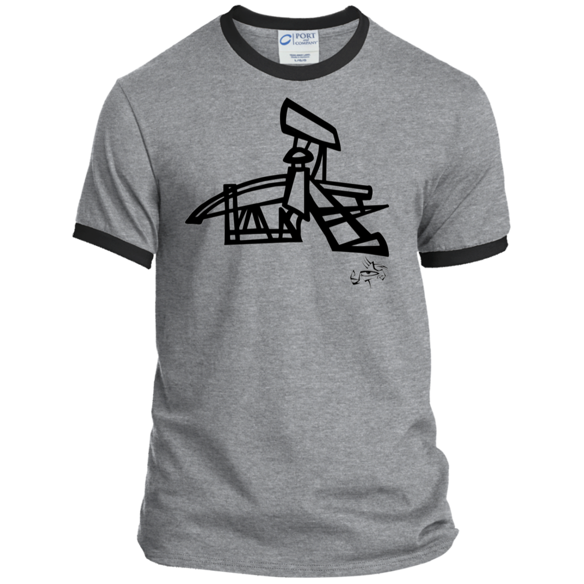 Rachitecture  Mens Ringer Tee