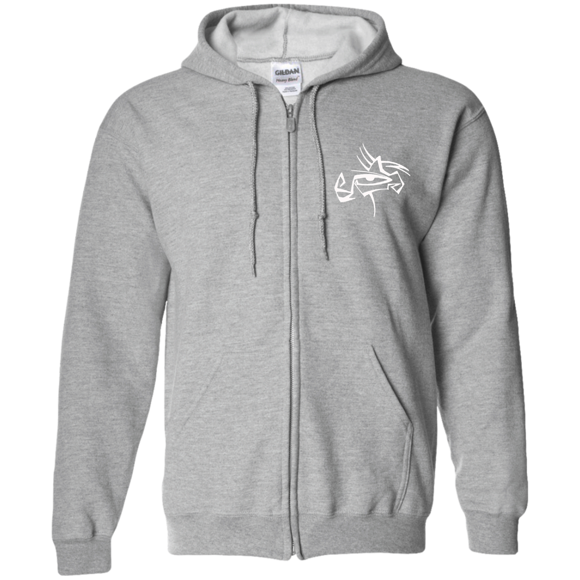 Eye Of Rauthentic Zip Up Hooded Sweatshirt Embroidered