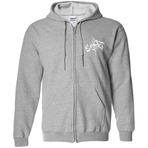 Eye Of Rauthentic Zip Up Hooded Sweatshirt Embroidered