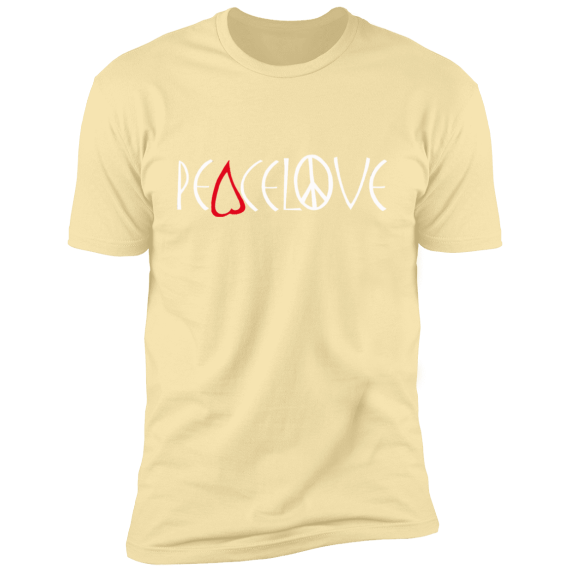 PeaceLove Classic Premium T-Shirt (Wht)