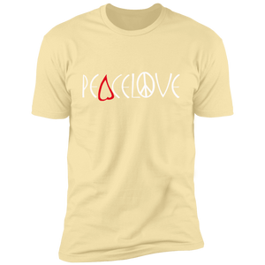PeaceLove Classic Premium T-Shirt (Wht)