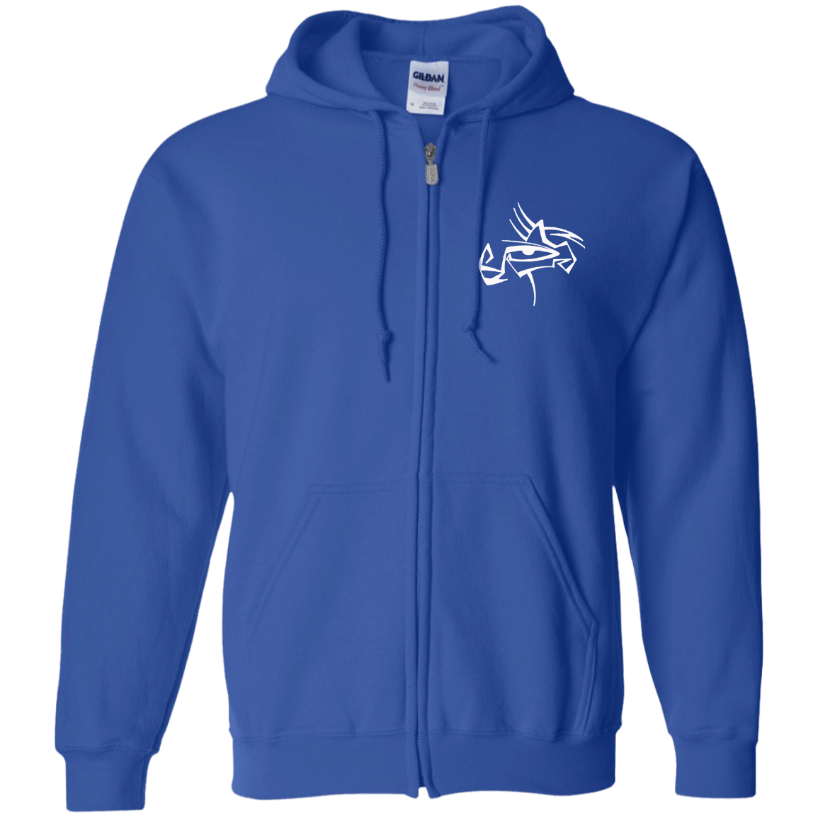 Eye Of Rauthentic Zip Up Hooded Sweatshirt Embroidered