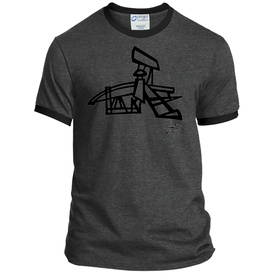 Rachitecture  Mens Ringer Tee