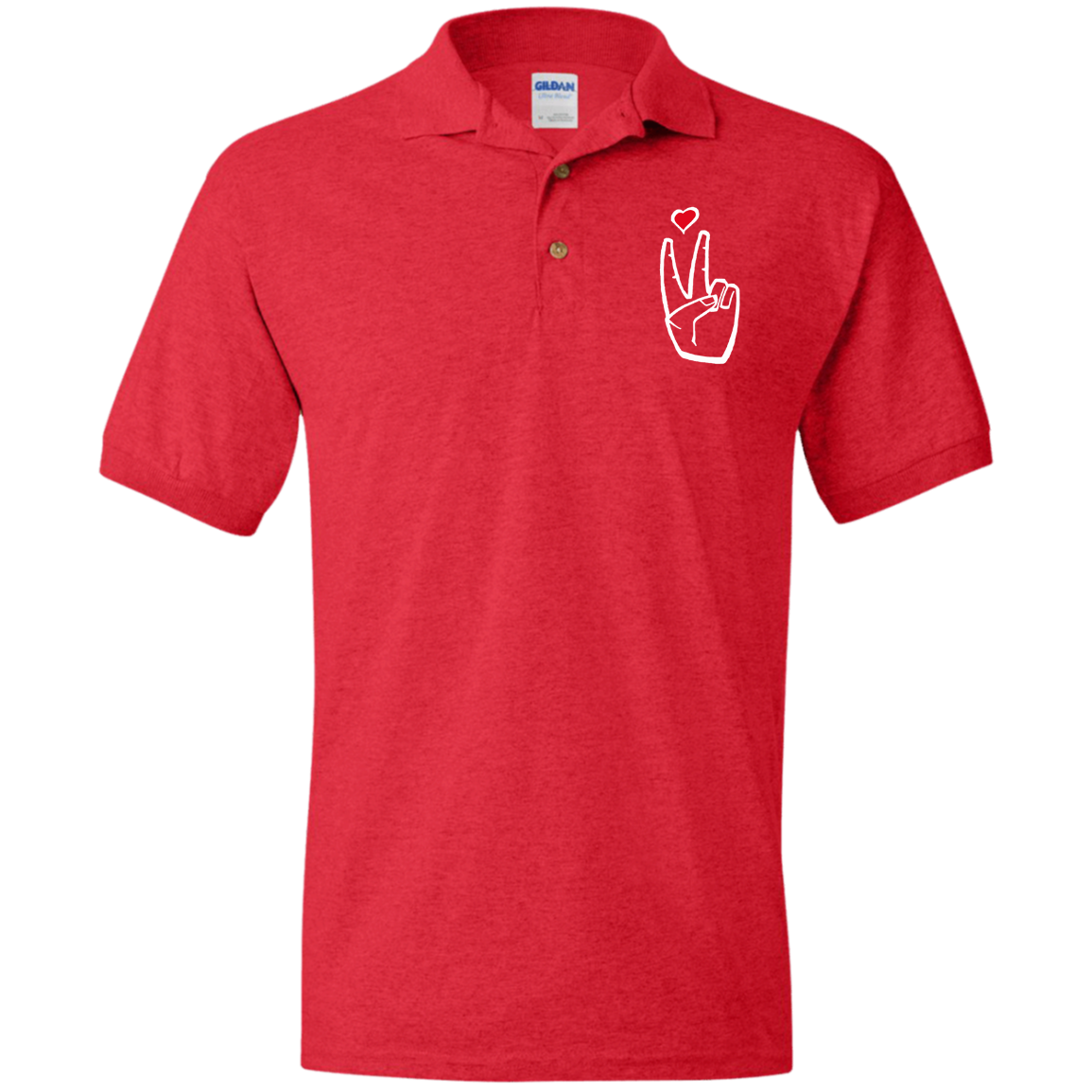 LoveAbove - (Embroidered) Jersey Polo Shirt