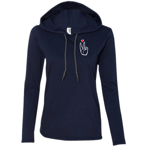 LoveAbove(left) Ladies' T-Shirt Hoodie