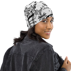 SuperFuture All-Over Print Beanie