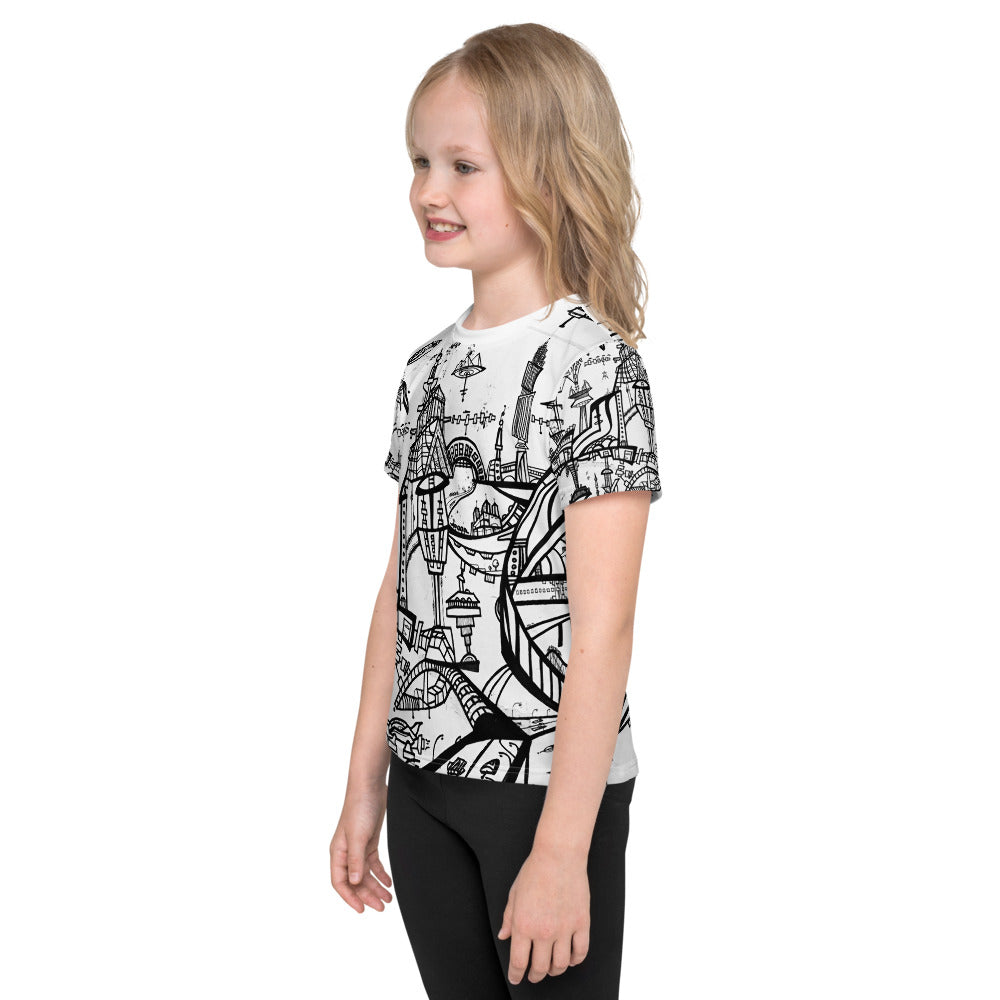 SuperFuture Kids crew neck t-shirt