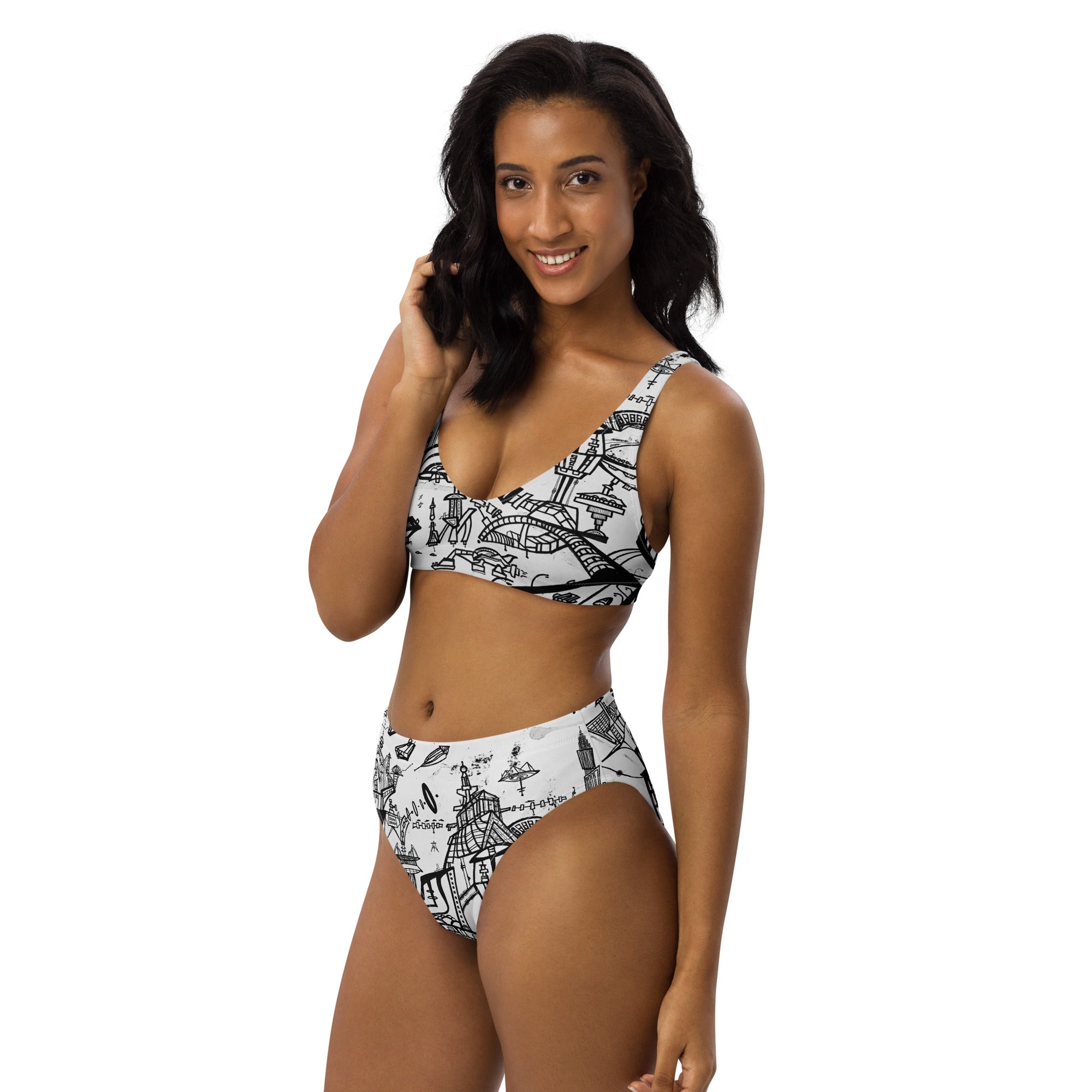SuperFuture high-waisted bikini